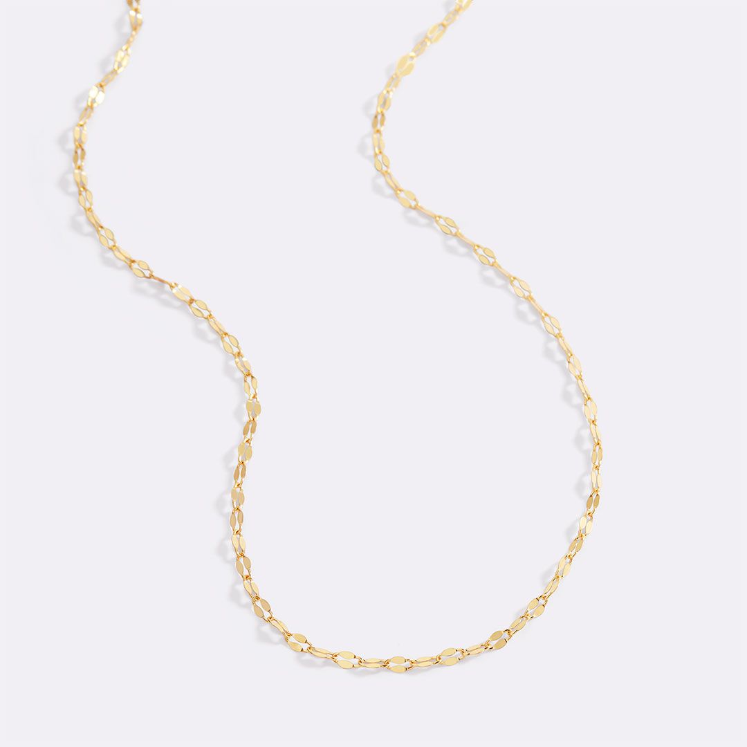 Delicate Oval Link Necklace