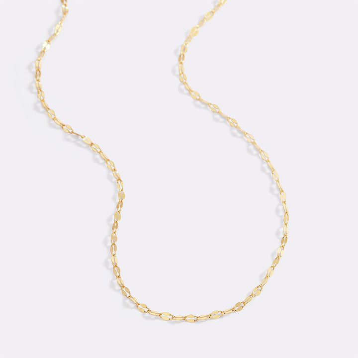Delicate Oval Link Necklace