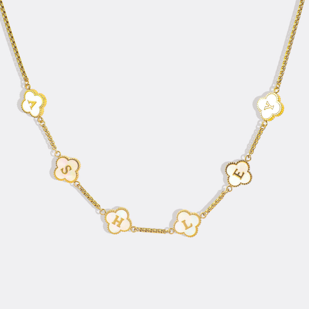 Clover Custom Name Necklace