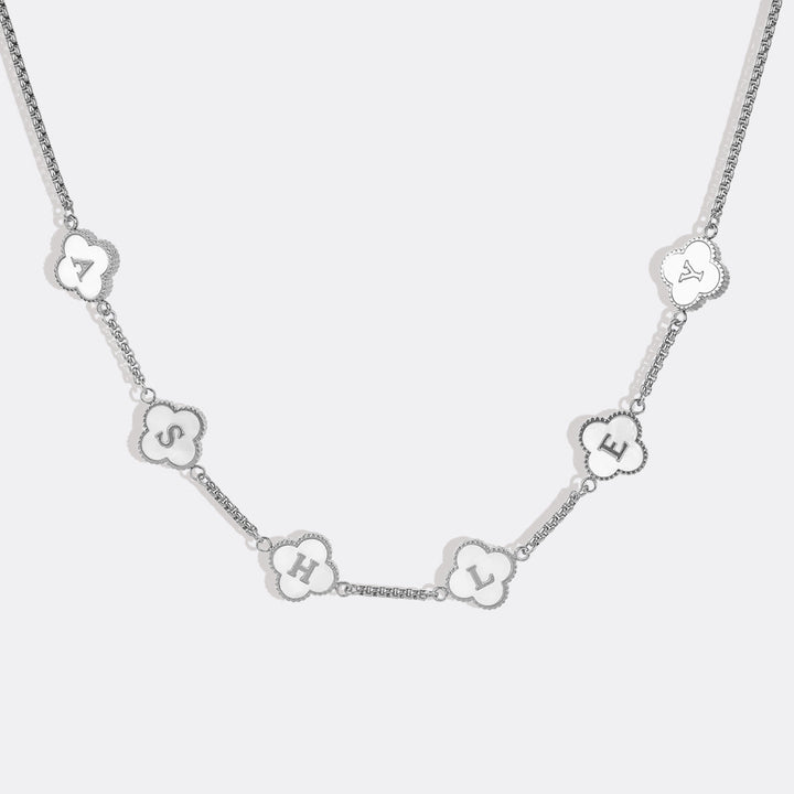 Clover Custom Name Necklace
