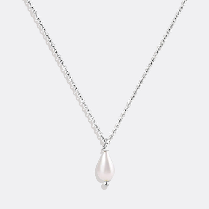 Teardrop Pearl Pendant Necklace