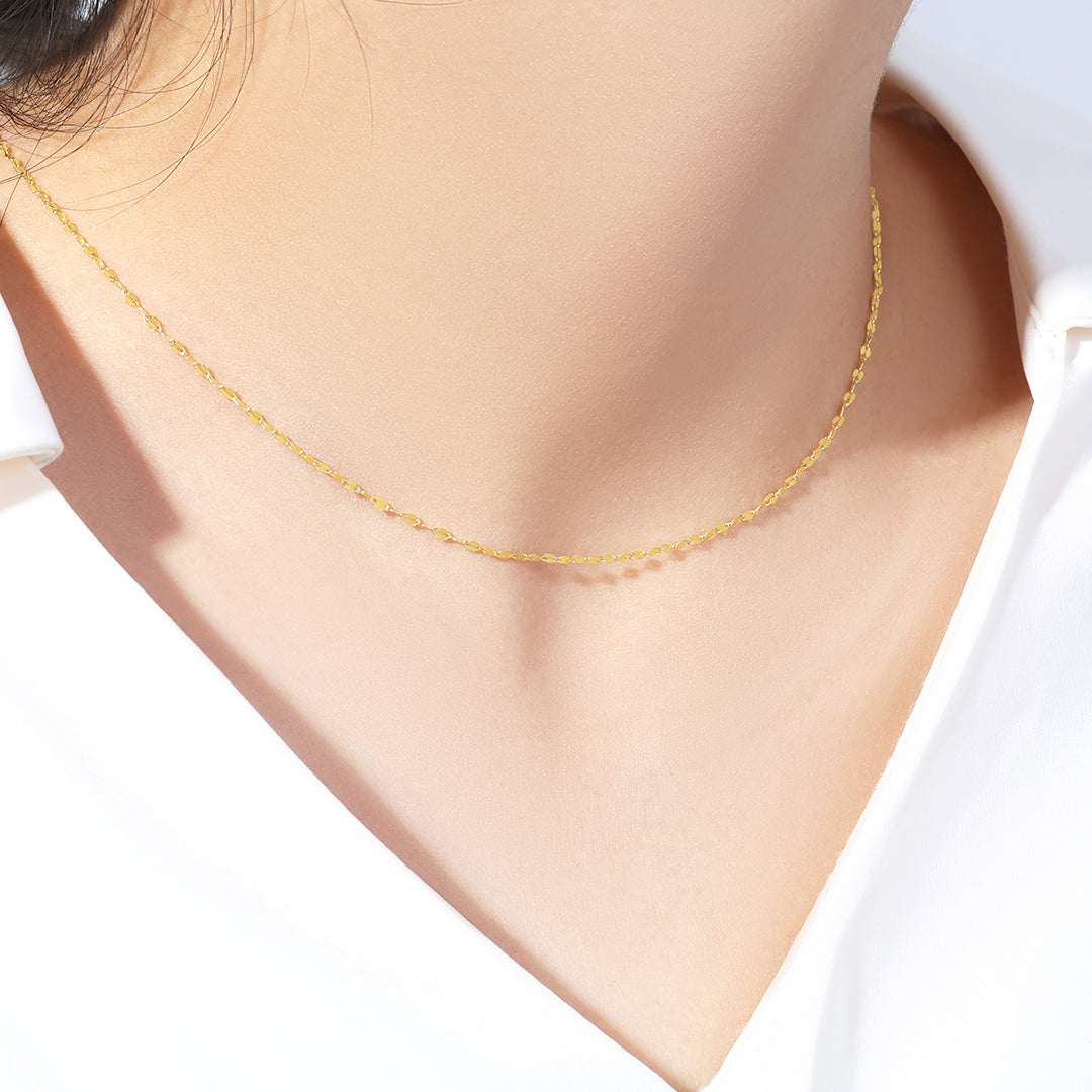 Delicate Oval Link Necklace