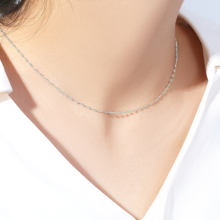 Delicate Oval Link Necklace