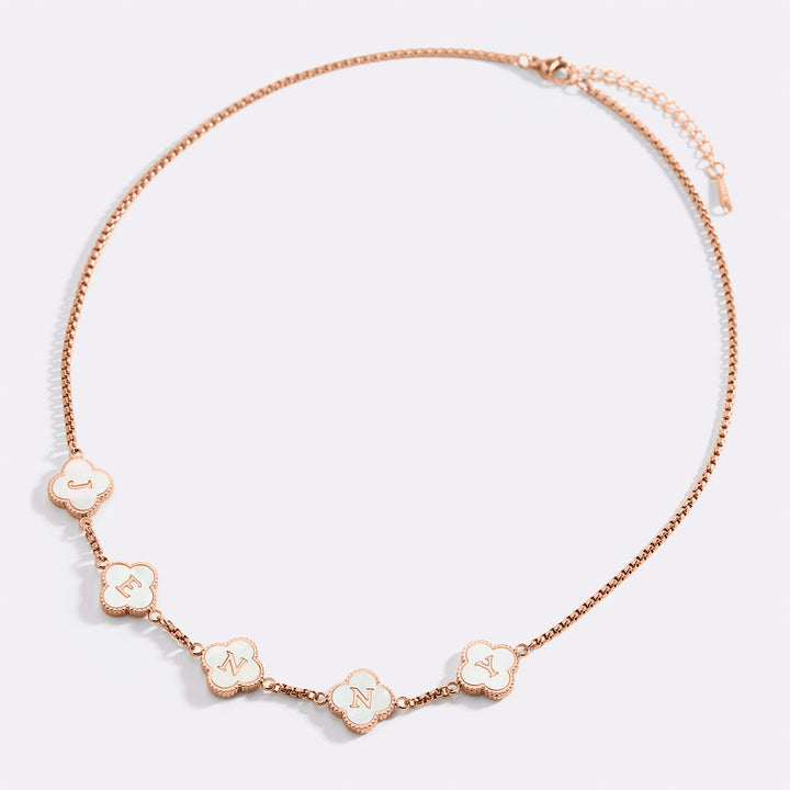 Clover Custom Name Necklace