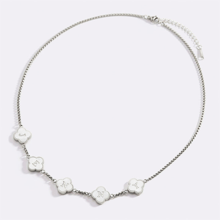 Clover Custom Name Necklace