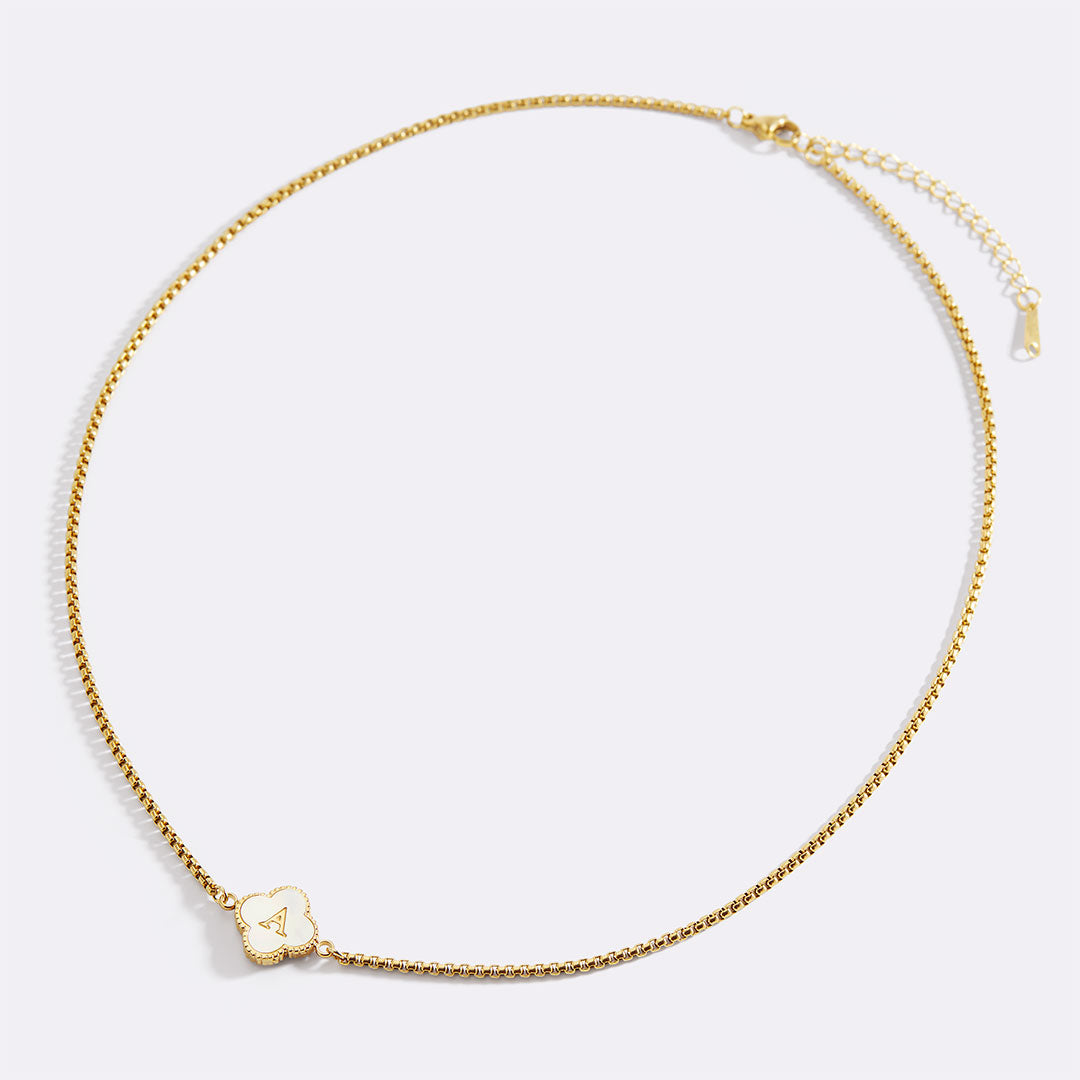 Clover Custom Name Necklace