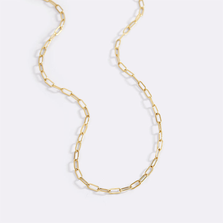 Slim Paperclip Chain Necklace