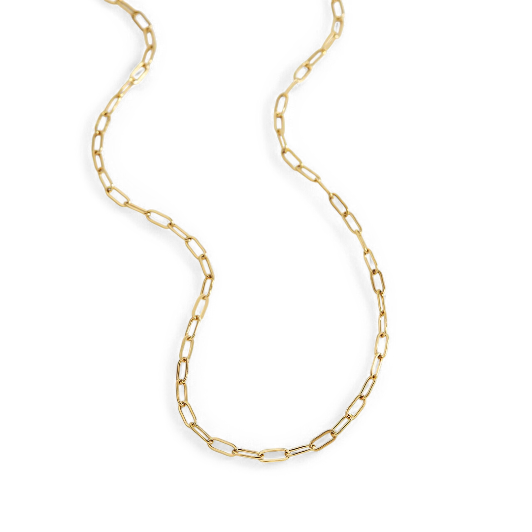 Slim Paperclip Chain Necklace