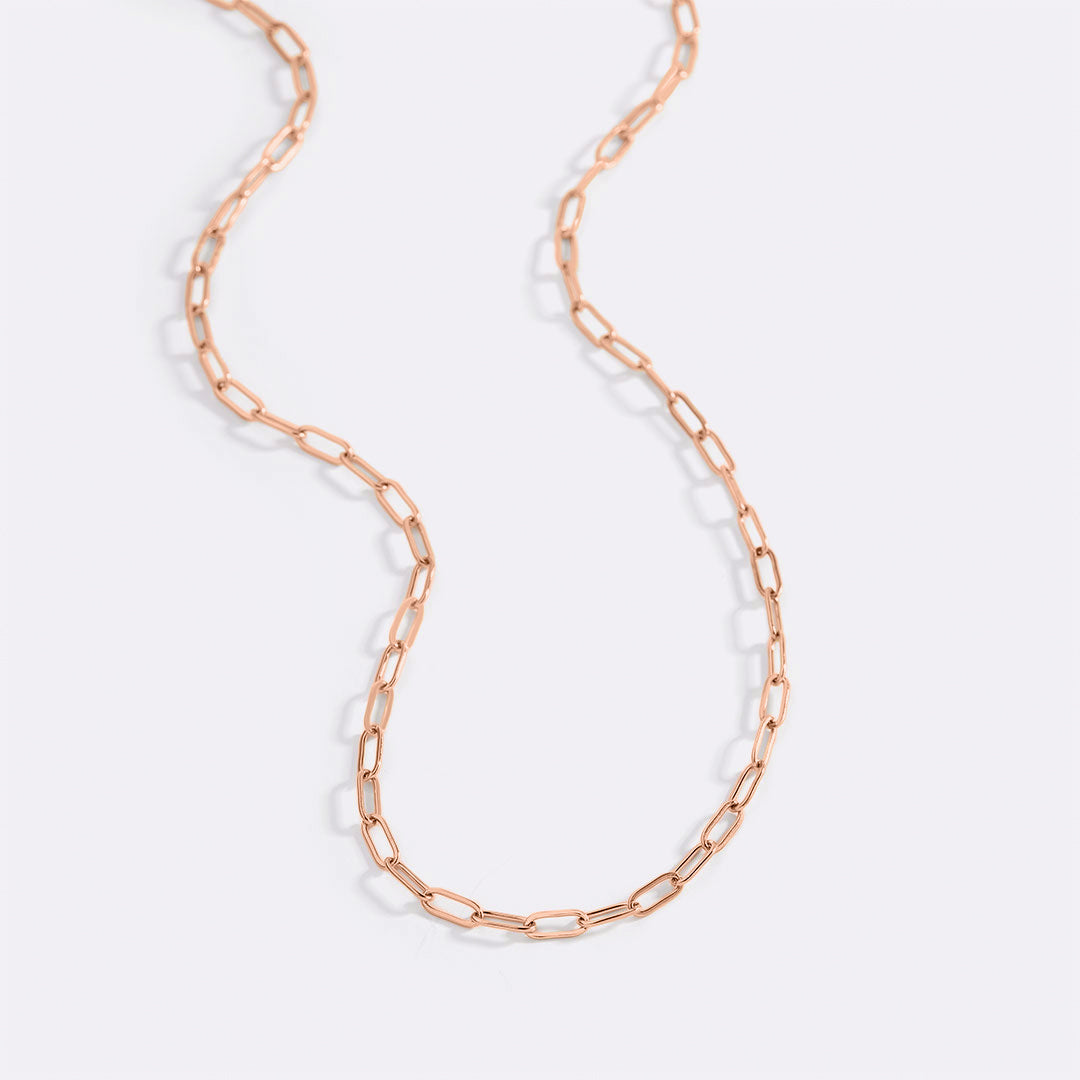 Slim Paperclip Chain Necklace