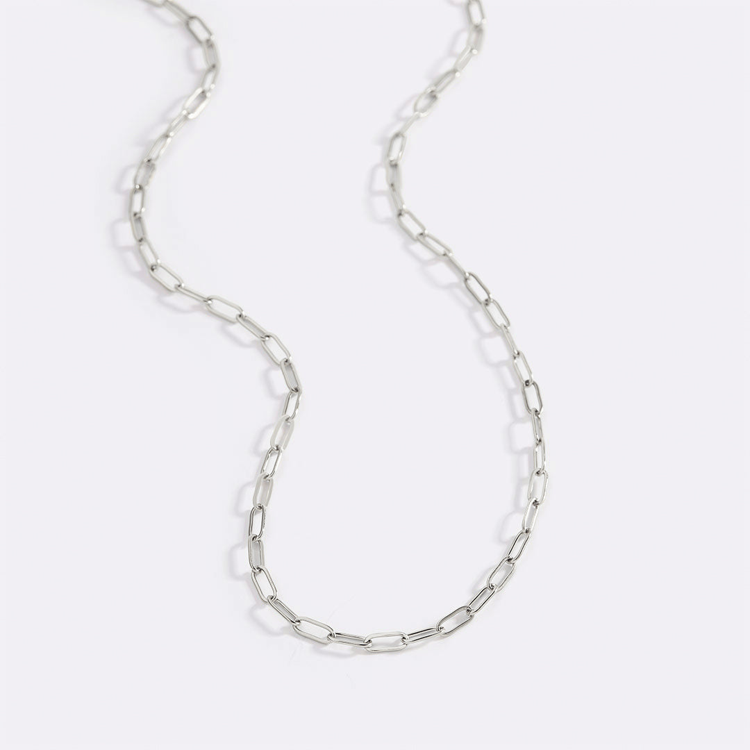 Slim Paperclip Chain Necklace