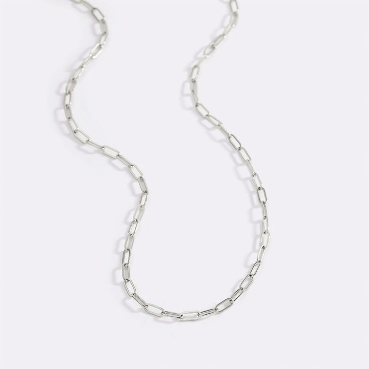 Slim Paperclip Chain Necklace