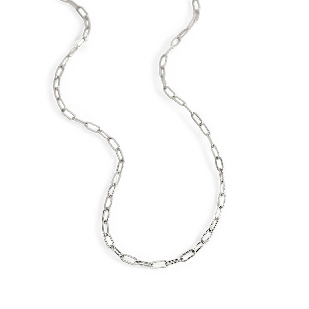 Slim Paperclip Chain Necklace