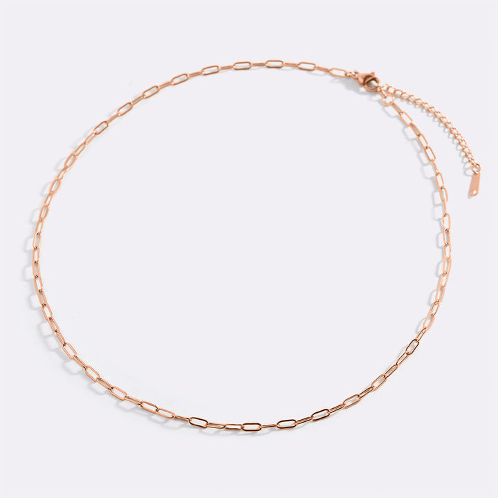 Slim Paperclip Chain Necklace
