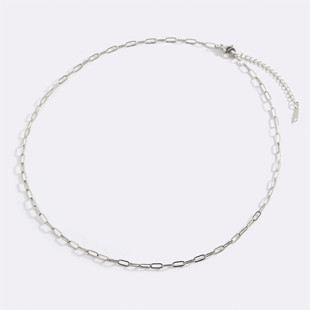 Slim Paperclip Chain Necklace