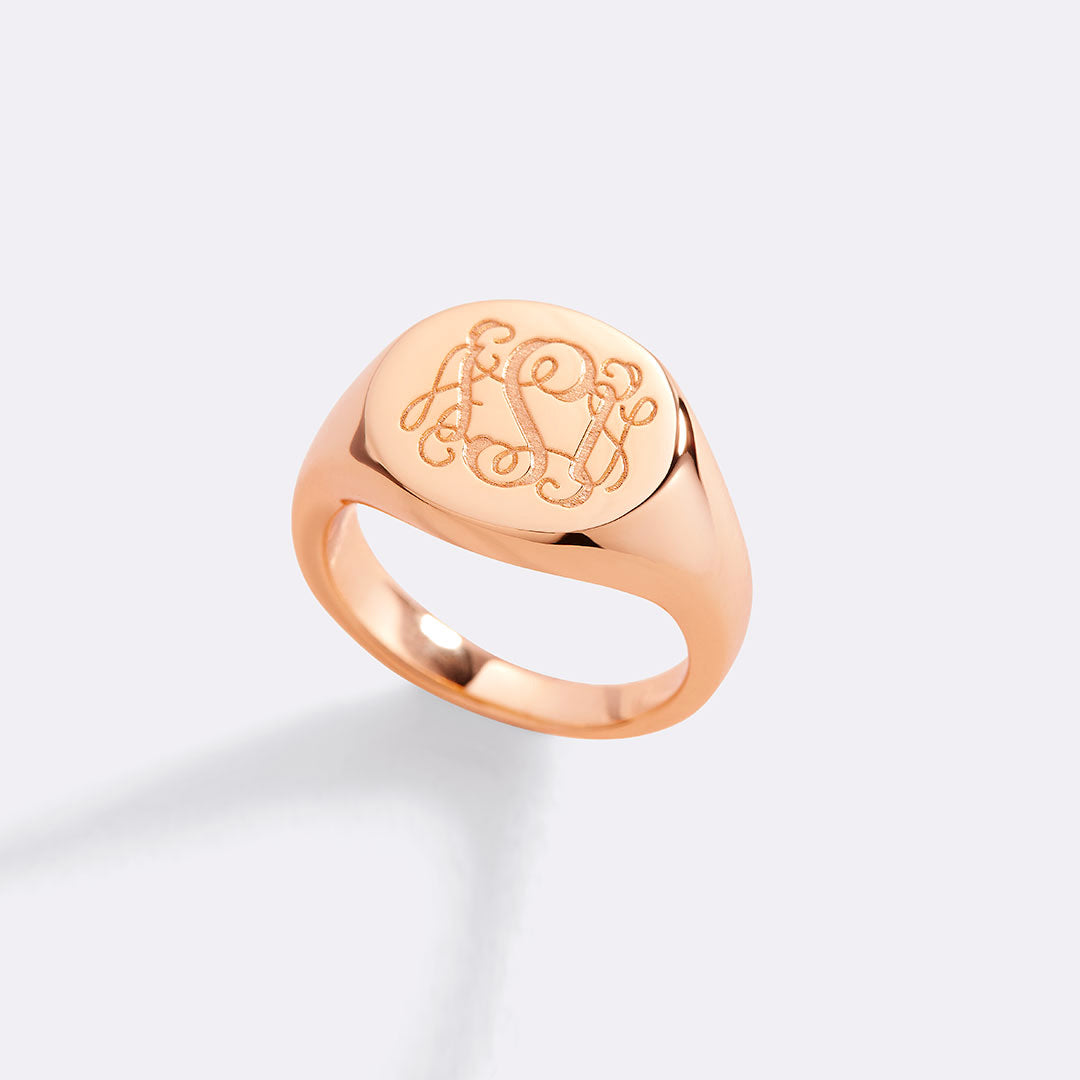 Monogram Signet Ring