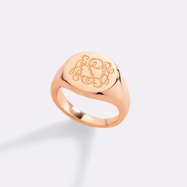 Monogram Signet Ring