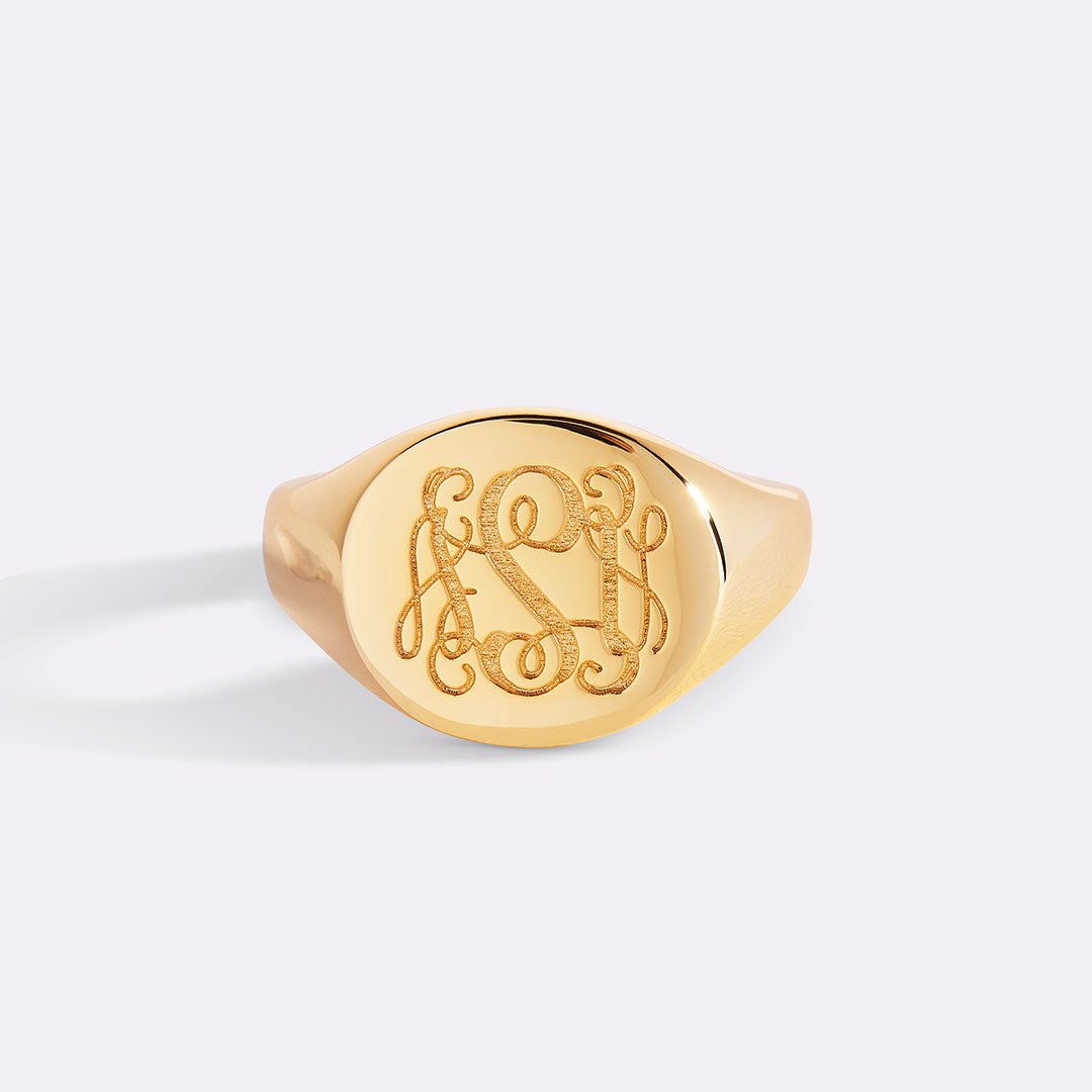 Monogram Signet Ring