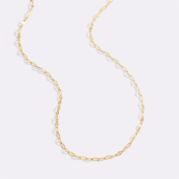 Delicate Oval Link Necklace