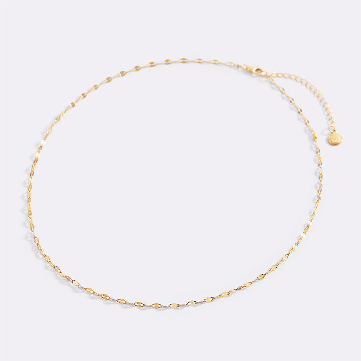 Delicate Oval Link Necklace