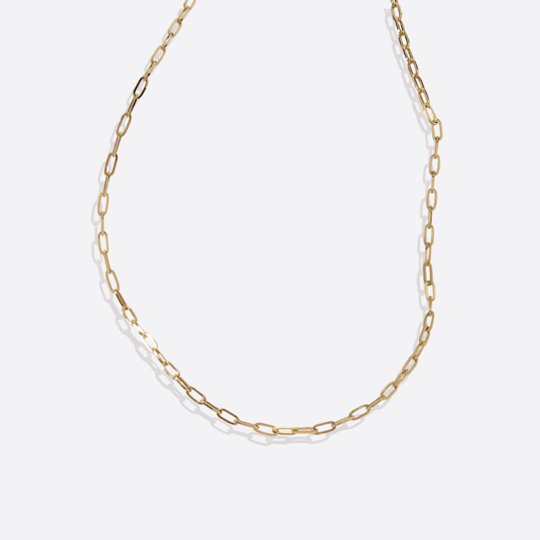 Slim Paperclip Chain Necklace