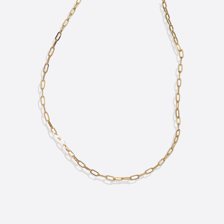Slim Paperclip Chain Necklace