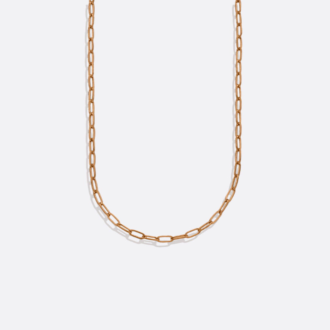 Slim Paperclip Chain Necklace