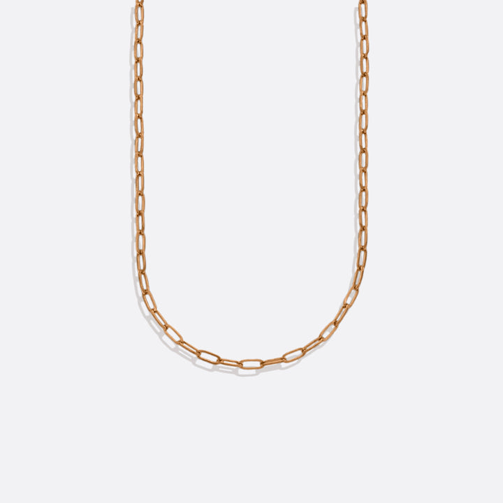 Slim Paperclip Chain Necklace