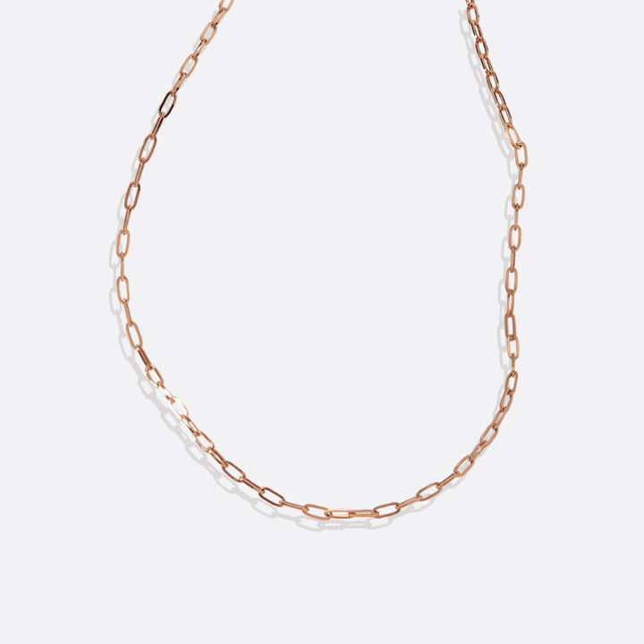 Slim Paperclip Chain Necklace