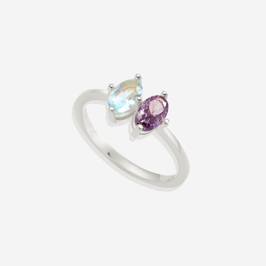 Marquis Cut Birthstone Ring