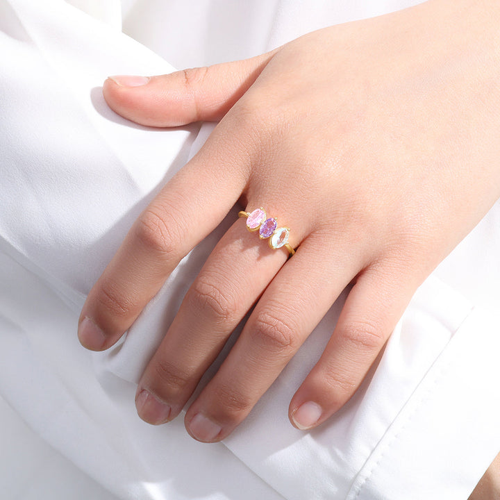 Marquis Cut Birthstone Ring