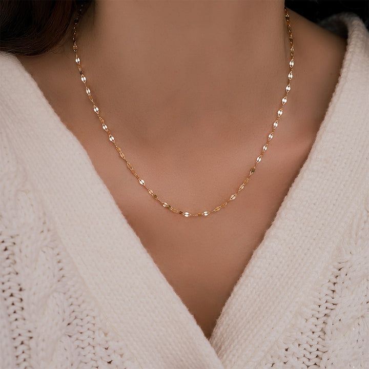 Delicate Oval Link Necklace