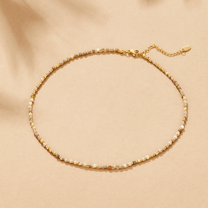 Alashan Stone Bead Necklace