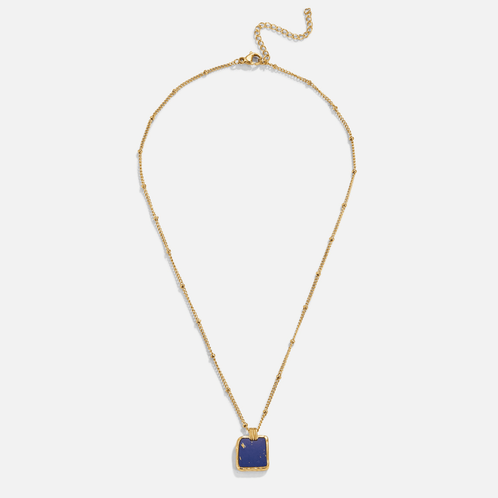 Astoria Blue Stone Pendant Necklace