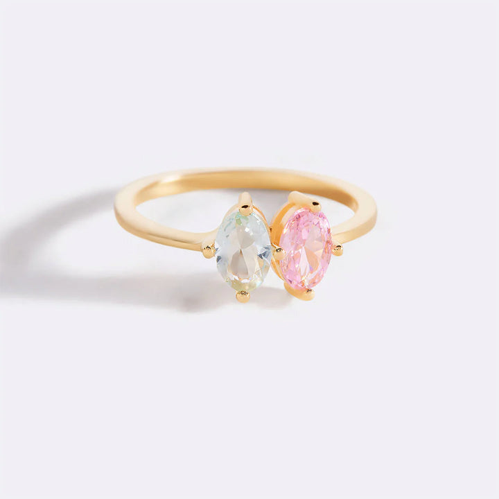 Marquis Cut Birthstone Ring