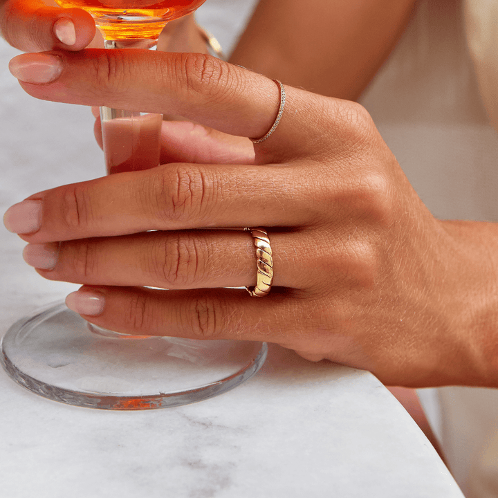 Calira Twisted Infinity Ring