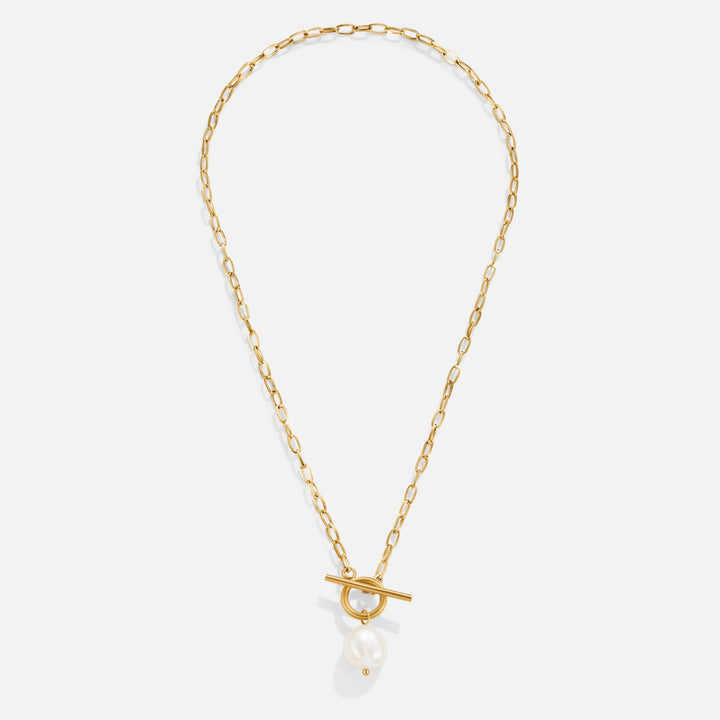 Eva Freshwater Pearl Gold Necklace