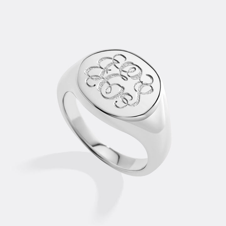 Monogram Signet Ring