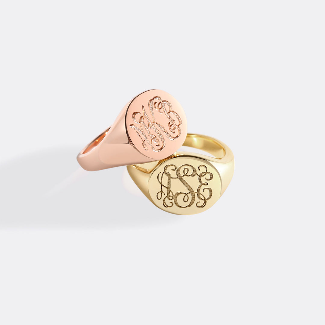 Monogram Signet Ring