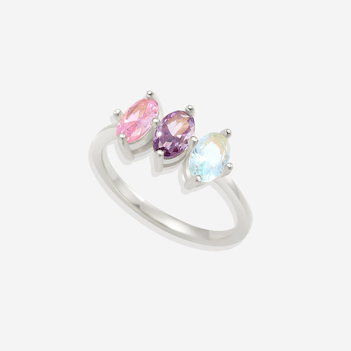 Marquis Cut Birthstone Ring