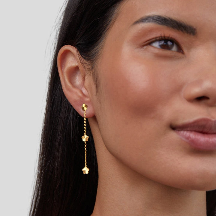 Flower Power Petal Drop Earrings