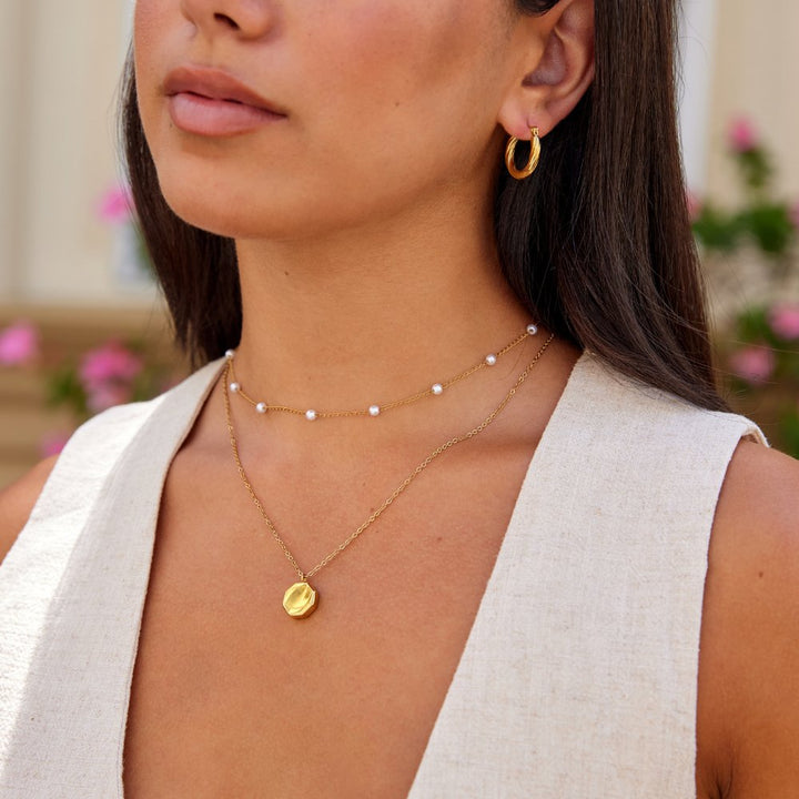 Geometric Pendant Necklace