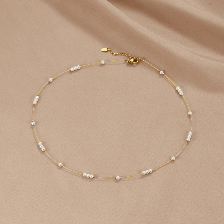 Gigi Pearl Choker Necklace