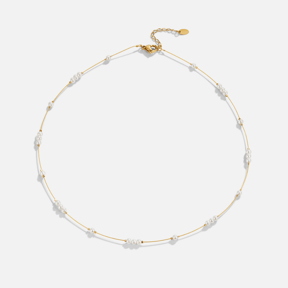 Gigi Pearl Choker Necklace