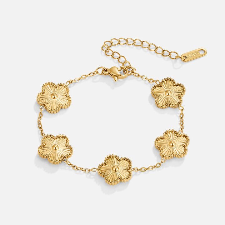 Clover Charm Chain Bracelet