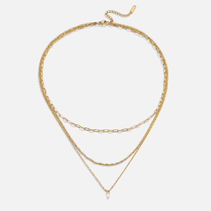 Jana Triple Chain Necklace