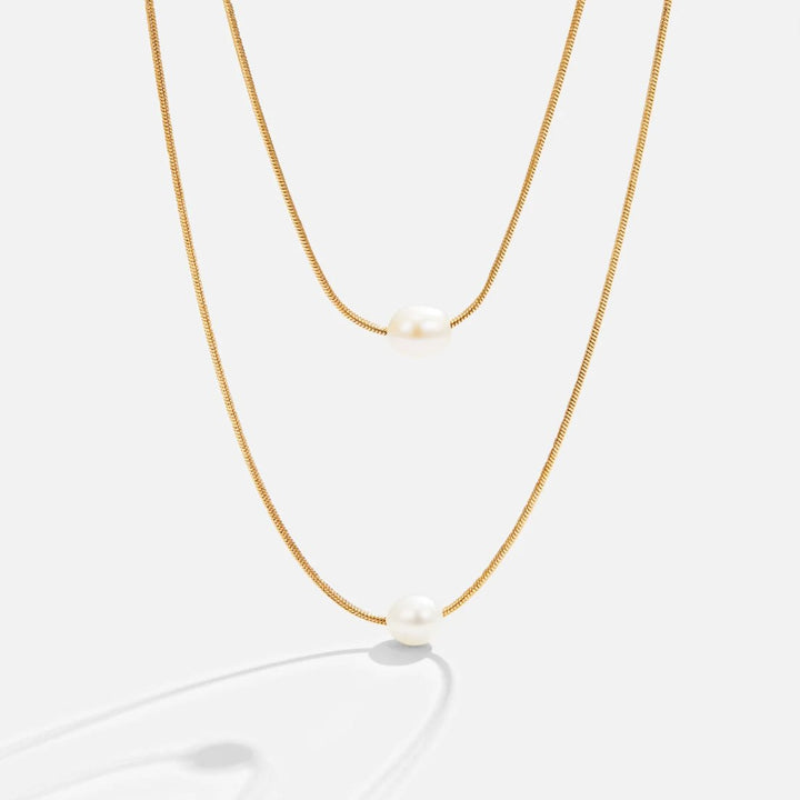 Layered Freshwater Pearl Necklace