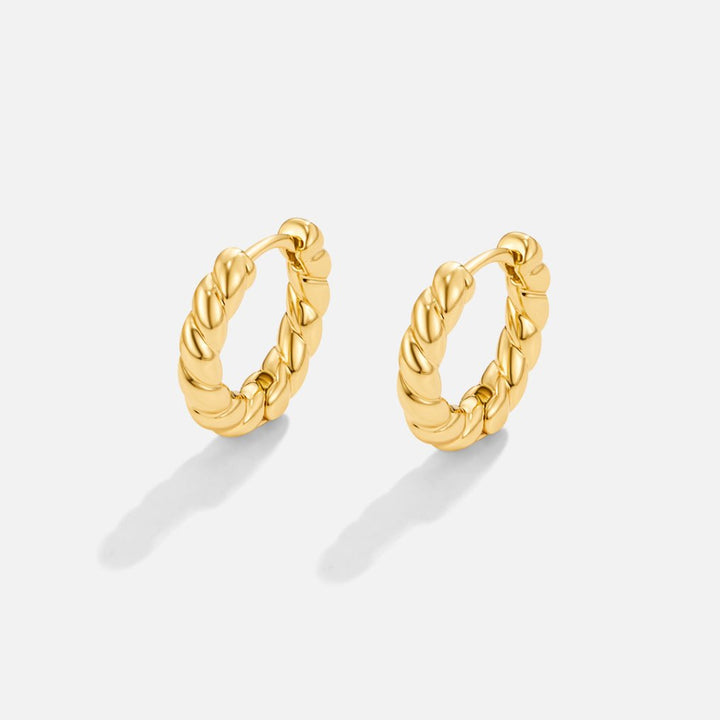Layla Gold Twist Earrings