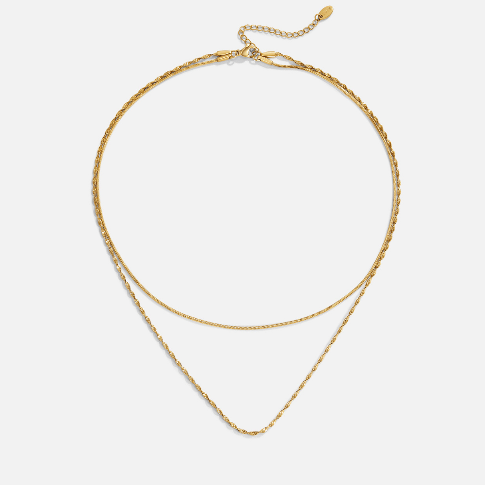Leona Layered Gold Necklace