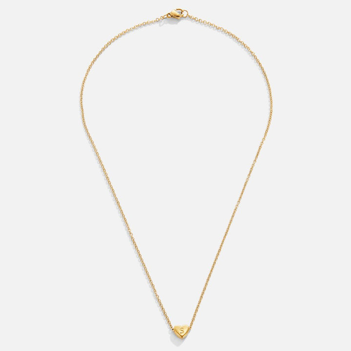 Letter Heart Necklace