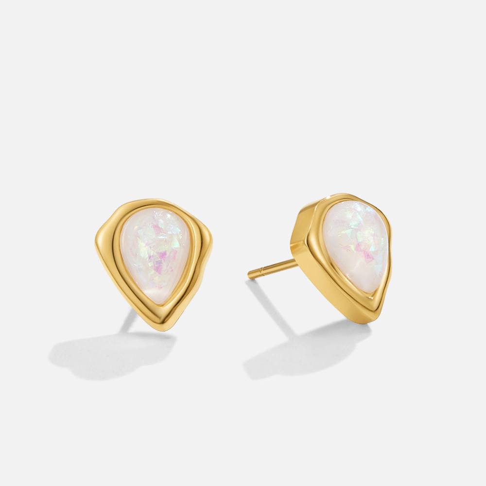 Lily Opal Stud Earrings